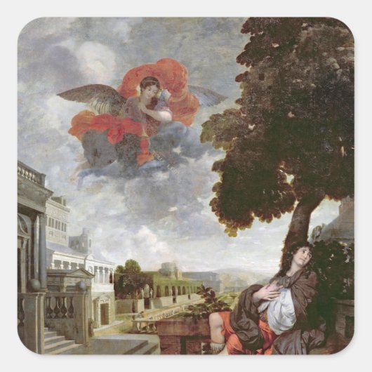 聖アウグスティヌスの変換, c.1663 スクエアシール (正面)