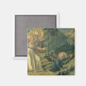 聖アウグスティヌスの幻、1450年代後半 マグネット (正面/裏面)