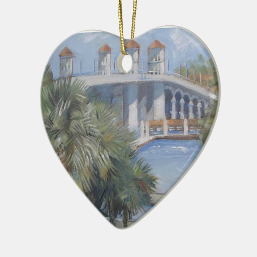 聖アウグスティヌスの獅子の橋 セラミックオーナメント (左)