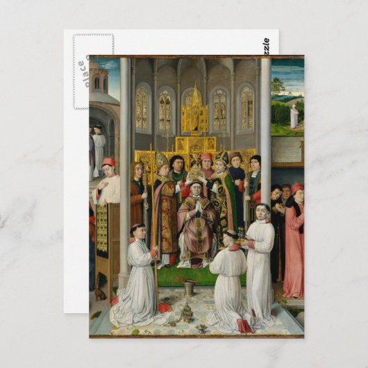 聖アウグスティヌスの生涯の風景 ポストカード (正面/裏面)