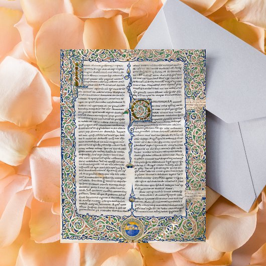 聖アウグスティヌスの聖古写本 ポストカード