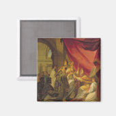 聖アウグスティヌスは司教に叙任された マグネット (正面/裏面)