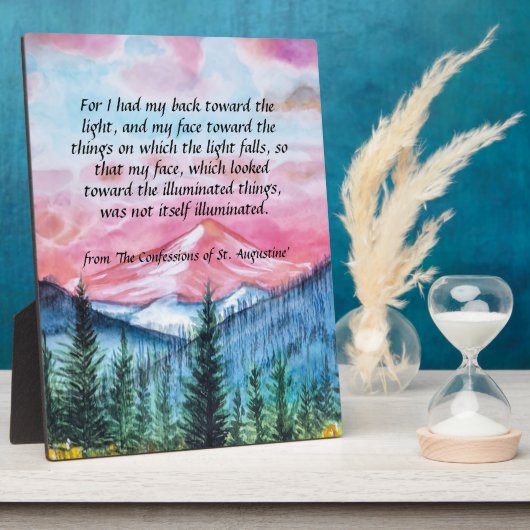 聖アウグスティヌス フォトプラーク (側面)