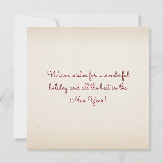 聖アウグスティーヌ・フロリダのメリークリスマスエレガント シーズンカード (裏面)