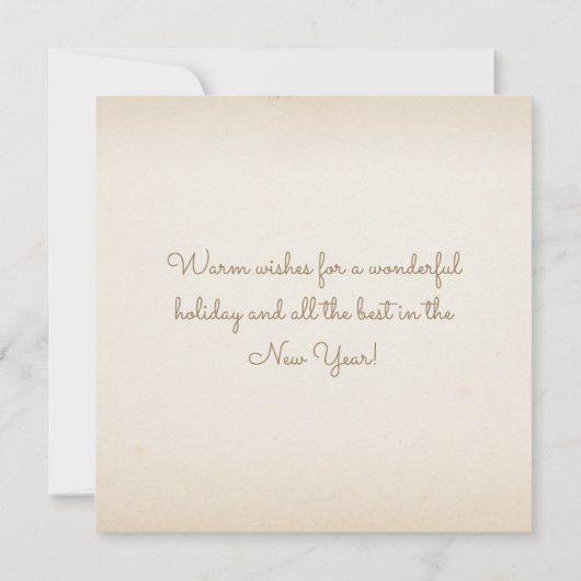 聖アウグスティーヌ・フロリダのメリークリスマスエレガント シーズンカード (裏面)