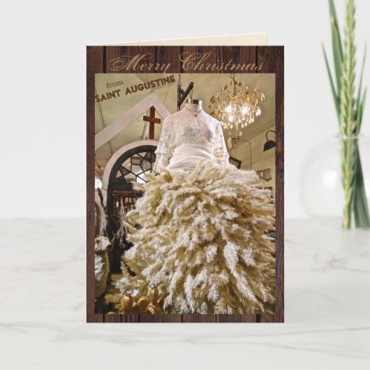 聖アウグスティーヌ・フロリダのメリークリスマス シーズンカード (正面)