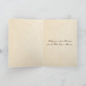 聖アウグスティーヌ・フロリダのメリークリスマス シーズンカード (内部)