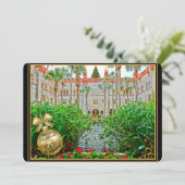 聖アウグスティーヌ・フロリダのメリークリスマス シーズンカード (スタンド正面)