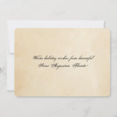 聖アウグスティーヌ・フロリダのメリークリスマス シーズンカード (裏面)