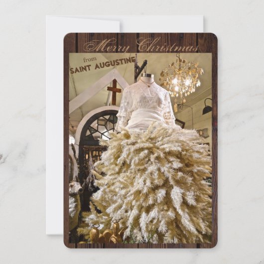聖アウグスティーヌ・フロリダのメリークリスマス シーズンカード (正面)