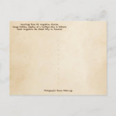 聖アウグスティーヌ・フロリダのメリークリスマス ポストカード (裏面)