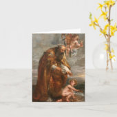 聖アウグスティーヌbyペーター・ポール・ルーベンス カード (黄色い花)