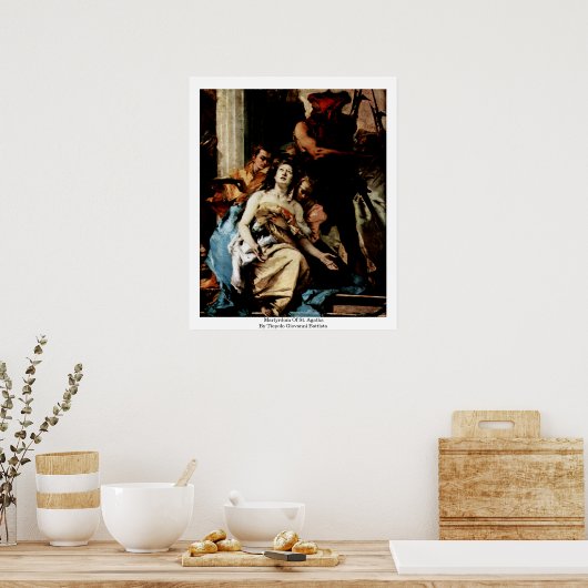 聖アガタの殉教 ポスター (キッチン)
