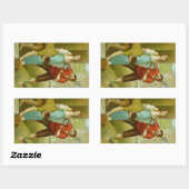 聖アガタ殉教(M 003) 長方形シール (シート)