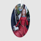 聖アグネスと子羊(詳細、M 070)アクリル オーナメント (正面)