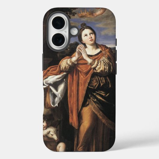 聖アグネズバイドメニチノ(1620年頃) Case-Mate iPhoneケース (裏面)