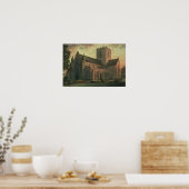 聖アサーフ大聖堂、南西からの眺め ポスター (キッチン)