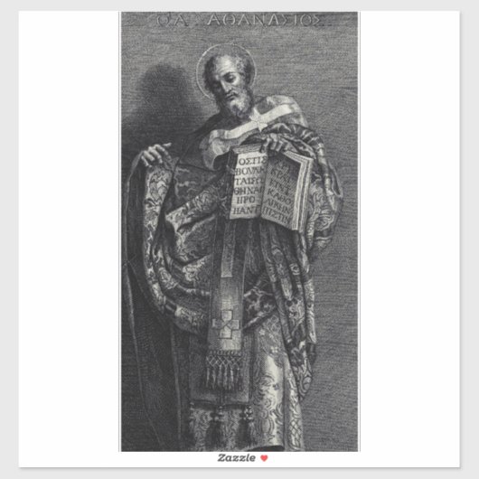 聖アタナシウス・アレクサンドリア総大司教・パパ シール (シート)