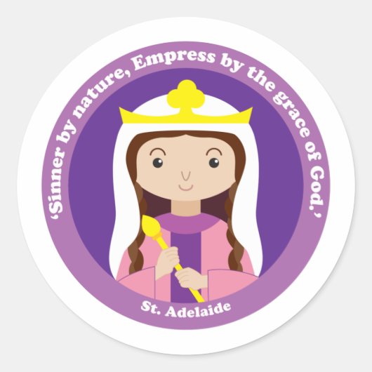 聖アデレード ラウンドシール (正面)