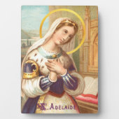 聖アデレード、神聖ローマ皇帝(LT 03) 5"x7" フォトプラーク (正面)