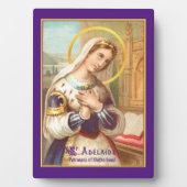 聖アデレード、神聖ローマ皇帝(LT 03) 5"x7" フォトプラーク (正面)