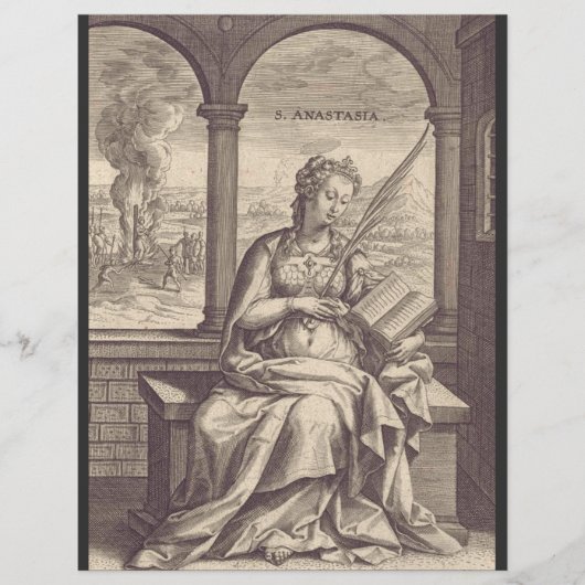 聖アナスタシア聖人と殉教者 チラシ (正面)