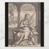 聖アナスタシア聖人と殉教者 ワインラベル (シングルラベル)