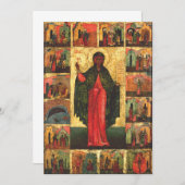 聖アナスタシア 処女および殉教者 招待状 (正面/裏面)