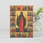 聖アナスタシア 処女殉教者 招待状 (スタンド正面)