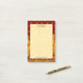 聖アポロニアの炎(VVP 001a)垂直4"x6" ポストイット (デスク上)