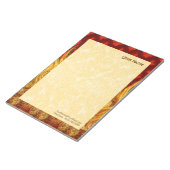 聖アポロニアの炎 (VVP 001a) 11"x8.5" 垂直 ノートパッド (アングル)