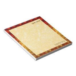 聖アポロニアの炎 (VVP 001a) 5.5"x6" 縦 ノートパッド