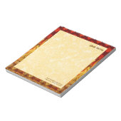 聖アポロニアの炎 (VVP 001a) 5.5"x6" 縦 ノートパッド (回転)