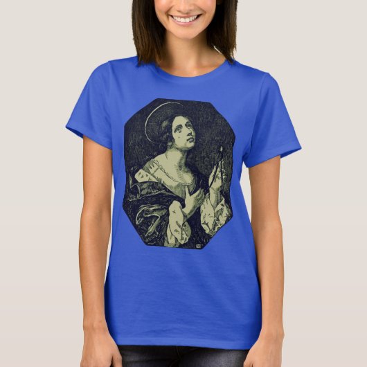 聖アポロニア 処女および殉教者 Tシャツ (正面)