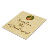 聖アポロニア(BLA 001)歯科賛美学 タイル (側面)