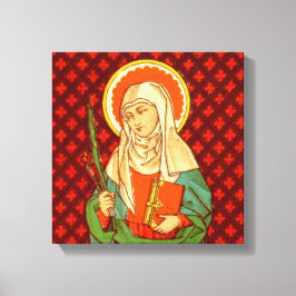聖アポロニア (VVP 001) 30cm x 30cm x 3.8cm スクエア キャンバスプリント