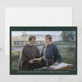 聖アルクインとカール大帝の聖札 招待状 (正面/裏面)