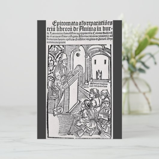 聖アルベルトゥス・マグナス教会の博士 招待状 (スタンド正面)
