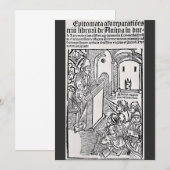 聖アルベルトゥス・マグヌス 博士 教会博士 招待状 (正面/裏面)