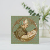 聖アルベルト・ザ・グレート (BK 013) 白紙グリーティングカード (スタンド正面)