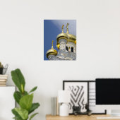 聖アレクサンダー・ネフスキー大聖堂の外観 ポスター (ホームオフィス)