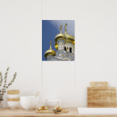 聖アレクサンダー・ネフスキー大聖堂の外観 ポスター (キッチン)