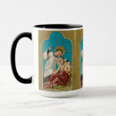 聖アロイシウス・ゴンザガ & ペストの犠牲者 （M 006） マグカップ (左)