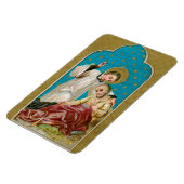 聖アロイシウス・ゴンザガ & ペストの犠牲者 （M 006） マグネット (左側)