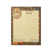 聖アロイシウス・ゴンザガ（PM 01） 11"x8.5" ノートパッド (回転)