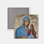 聖アンとトトコス正教会のキリスト教のアイコン マグネット (正面/裏面)