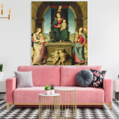 聖アンの家族， c.1507 キャンバスプリント (インサイチュ (リビング))
