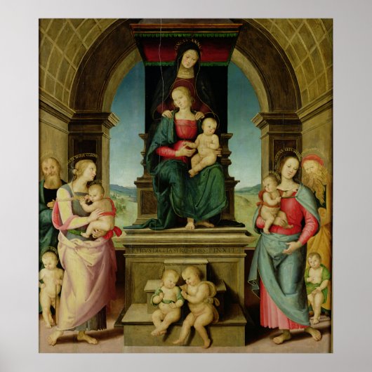 聖アンの家族, c.1507 ポスター (正面)