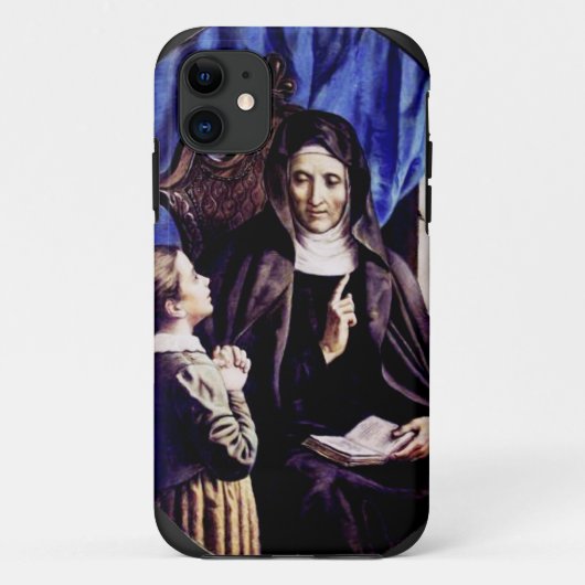 聖アングエラ・メリチ 乙女、創設者 Case-Mate iPhoneケース (裏面)