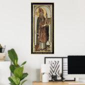 聖アンシュガルを描く投票パネル， 1457 ポスター (ホームオフィス)